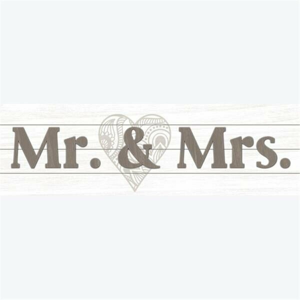 Youngs Wood Mr. & Mrs. Wall Plaque 30150